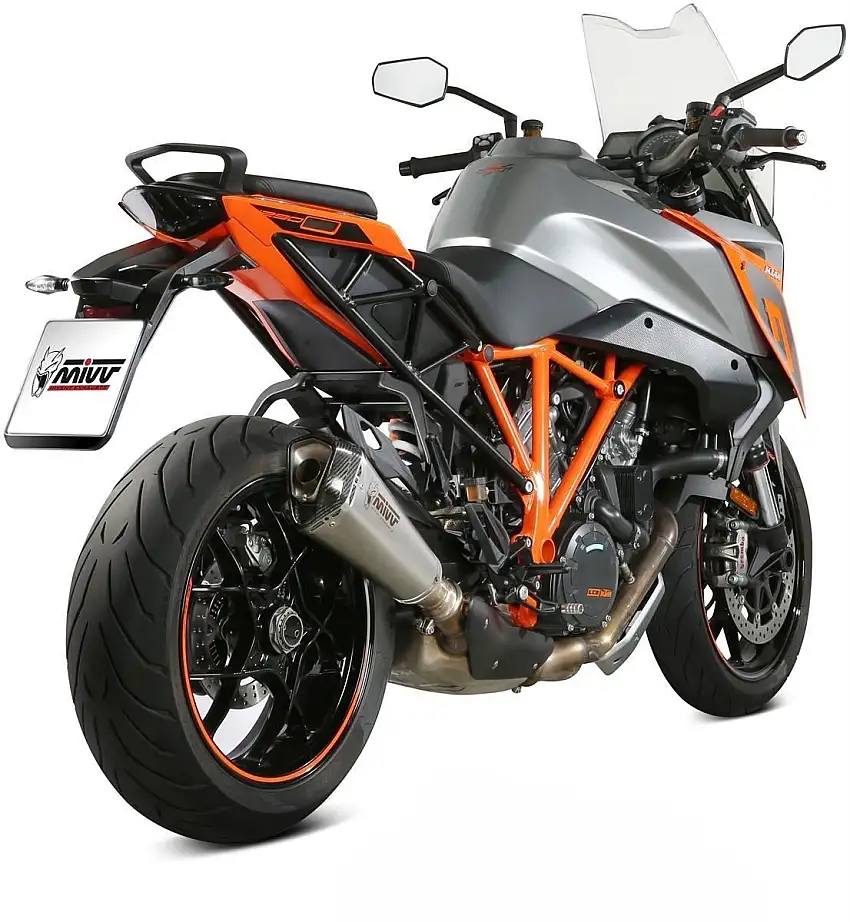 Terminale di scarico Mivv DELTA RACE omologato inox per KTM 1290 Super Duke GT 16-24