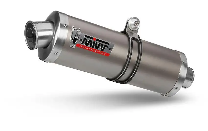 Terminale di scarico Mivv OVAL omologato titanio per Kawasaki ZX-7R 96-01