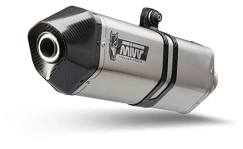 Terminale di scarico Mivv SPEED EDGE omologato inox per BMW F 800 GS 24-25