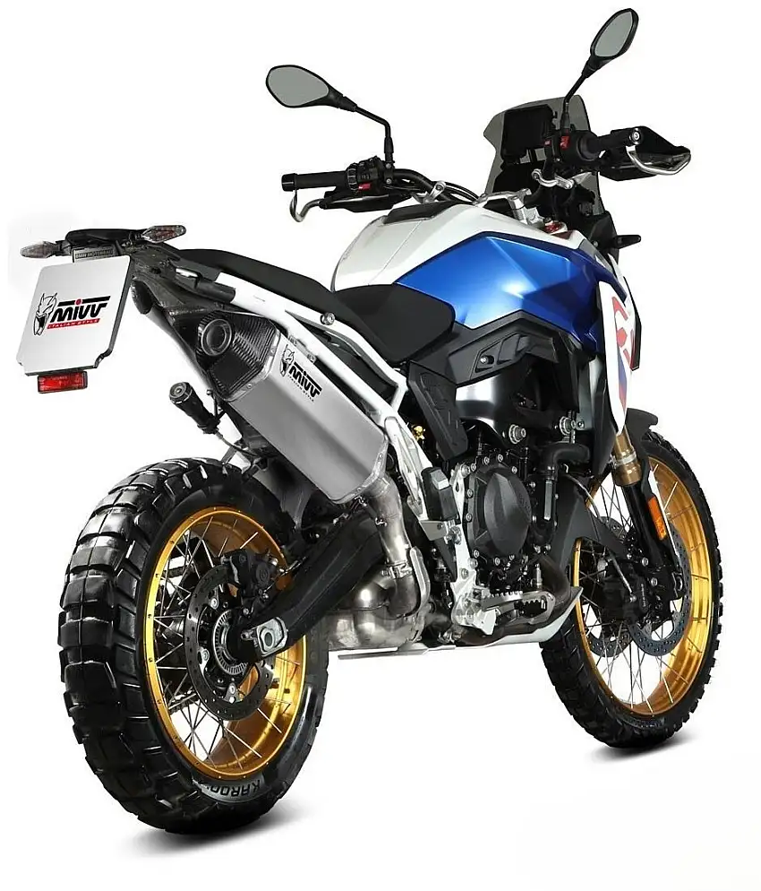 Terminale di scarico Mivv SPEED EDGE omologato inox per BMW F 900 GS 24-25