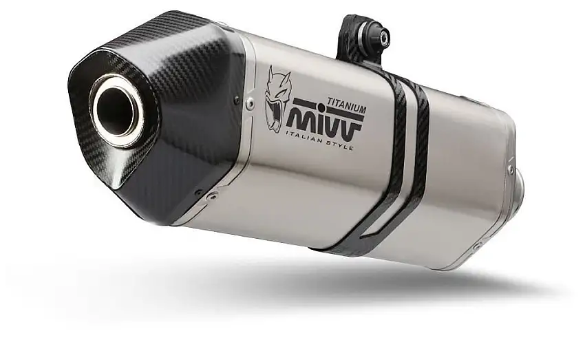 Terminale di scarico Mivv SPEED EDGE omologato titanio per BMW R 1250 GS Adventure 19-23