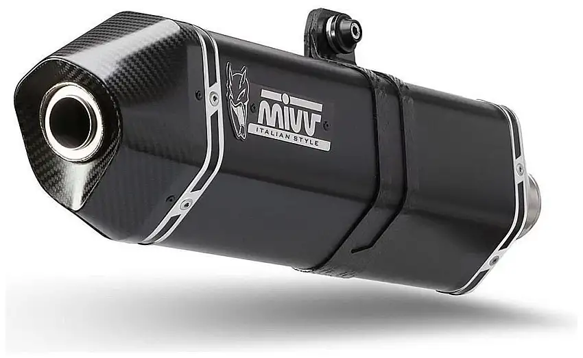 Terminale di scarico Mivv SPEED EDGE omologato inox nero per Triumph Tiger 900 GT 24-25