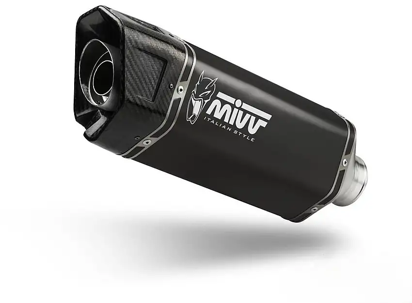 Terminale di scarico Mivv SR-1 omologato inox nero per Honda Hornet 750 23-25