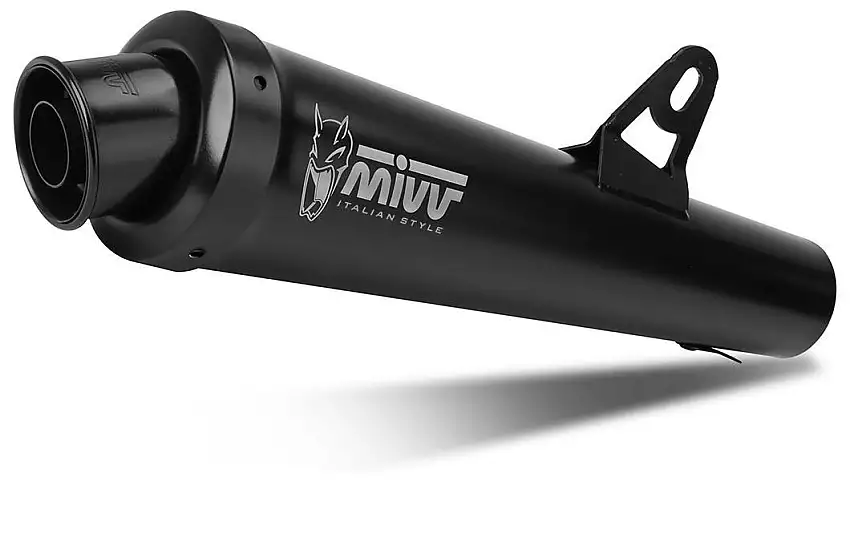 Terminale di scarico Mivv X-cone omologato inox nero per Honda Hornet 600 03-06