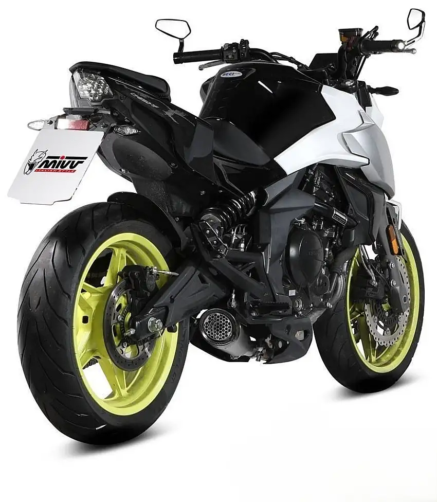 Terminale di scarico Mivv X-M5 non omologato titanio per CFMoto 650 NK 21-24