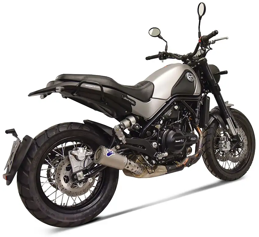 Terminale di scarico Termignoni non omologato in acciaio inox per Benelli Leoncino 500 18-20