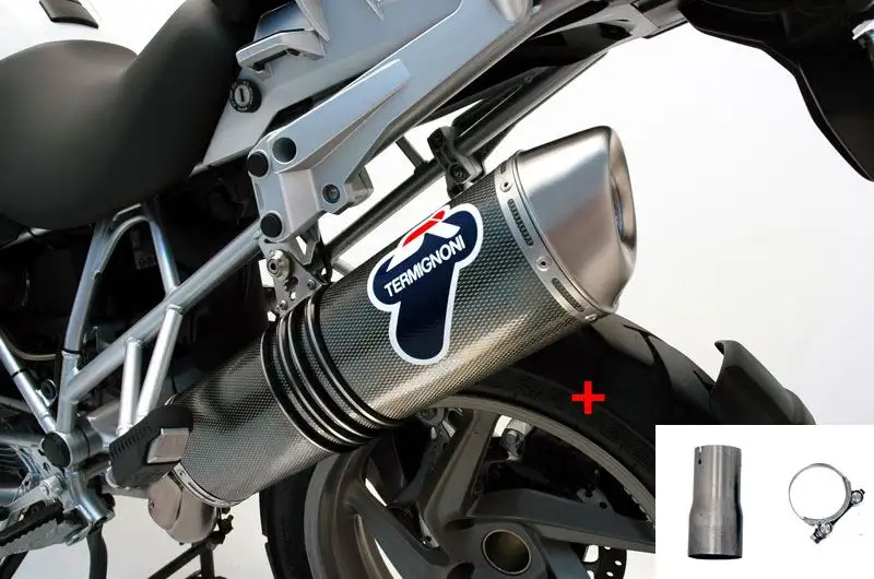 Terminale di scarico Termignoni omologato in carbon look per BMW R 1200 GS 10-12
