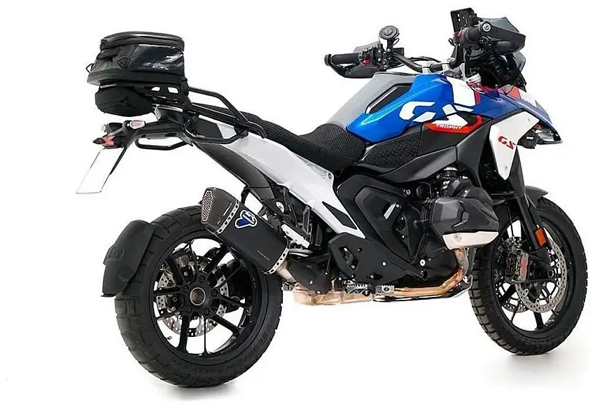 Terminale di scarico Termignoni omologato Euro 5 in titanio nero con fondello in carbonio per BMW R 1300 GS 23-25