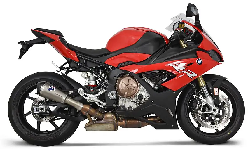 Terminale di scarico Termignoni non omologato in titanio con fondello in carbonio per BMW S 1000 RR 19-24
