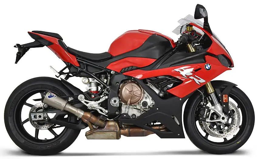 Terminale di scarico Termignoni non omologato in titanio con fondello in alluminio CNC per BMW S 1000 RR 19-24
