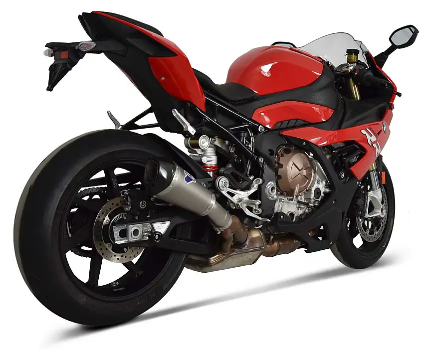 Terminale di scarico Termignoni omologato in titanio con fondello in carbonio per BMW S 1000 RR 19-24 (Omologato solo per i modelli 2019 e 2020)