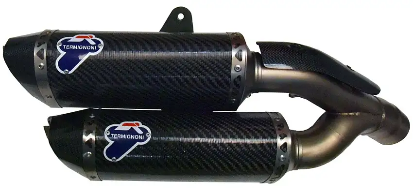 Terminali di scarico Termignoni omologati in carbonio per Ducati 959 Panigale 16-19 (coppia)