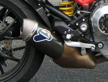 Terminale di scarico Termignoni non omologato in carbonio per Ducati Monster S4R 998 06-08