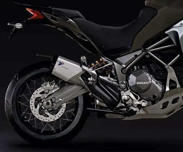 Terminale di scarico Termignoni omologato in titanio per Ducati Multistrada 1200 Enduro 16-19