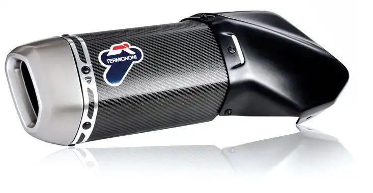 Terminale di scarico Termignoni omologato in carbonio per Ducati Multistrada 1260 18-20