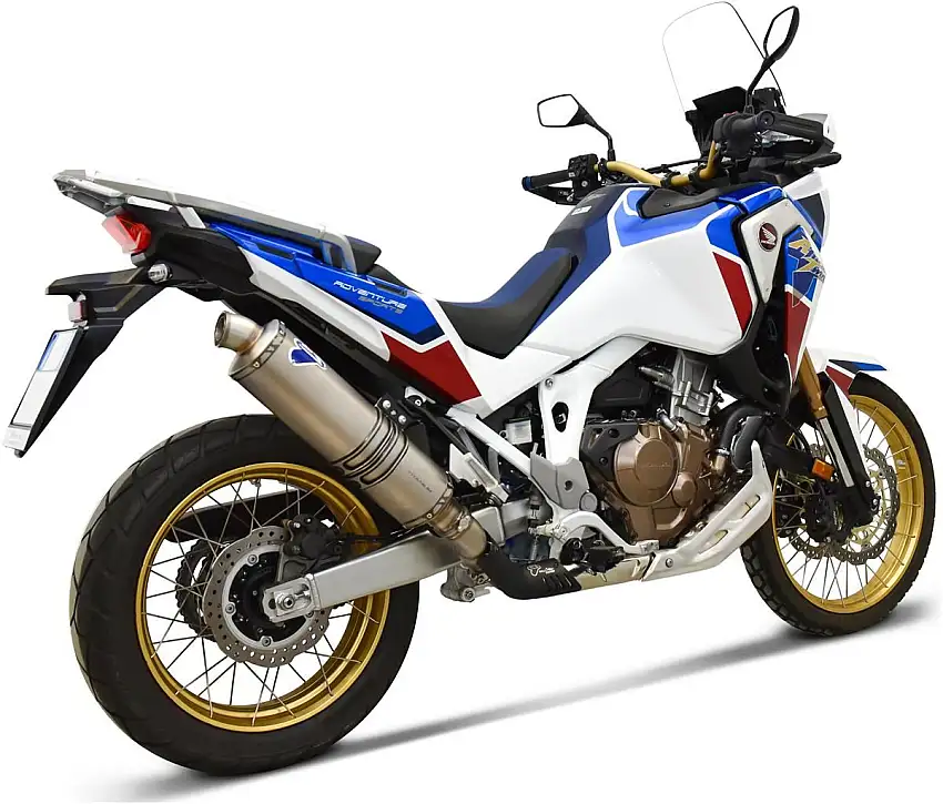 Terminale di scarico Termignoni omologato Euro 5 in titanio per Honda Africa Twin CRF 1100 L 20-23