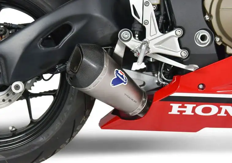 Terminale di scarico Termignoni non omologato in titanio con fondello in carbonio per Honda CBR 1000 RR 17-19