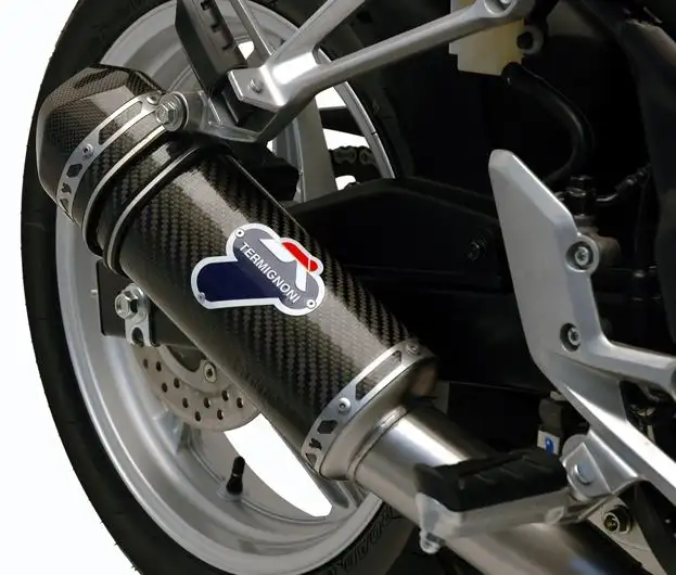 Terminale di scarico Termignoni non omologato in carbonio per Honda CBR 250 R 12-13