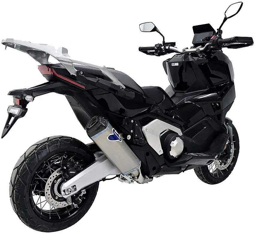 Terminale di scarico Termignoni omologato Euro 5+ in titanio con fondello in carbonio per Honda Forza 750 21-25