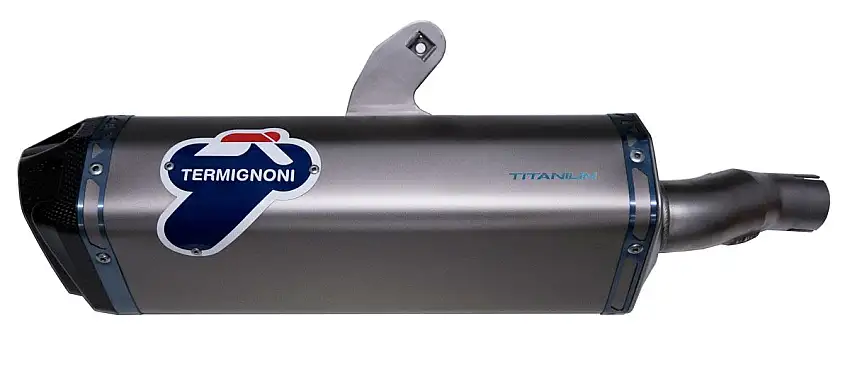 Terminale di scarico Termignoni omologato Euro 4 in titanio con fondello in carbonio per Honda X-ADV 750 17-22