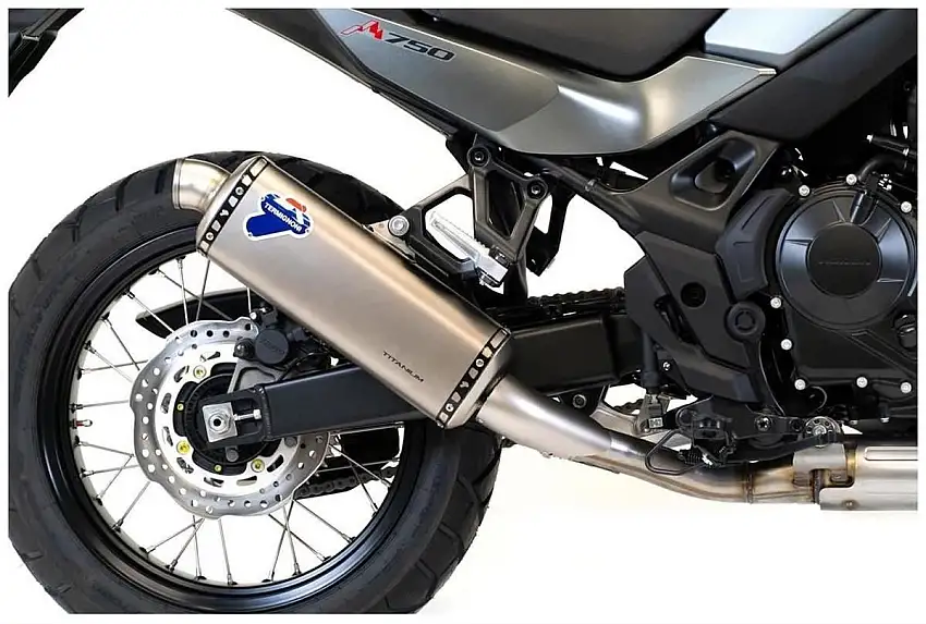 Terminale di scarico Termignoni omologato in titanio per Honda XL 750 V Transalp 23-25