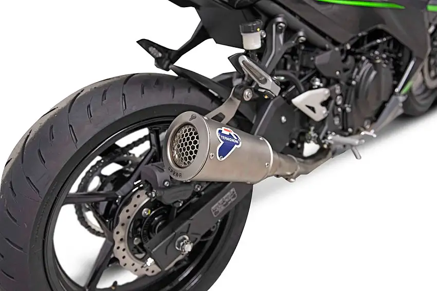 Terminale di scarico Termignoni non omologato in acciaio inox per Kawasaki Z 400 18-20