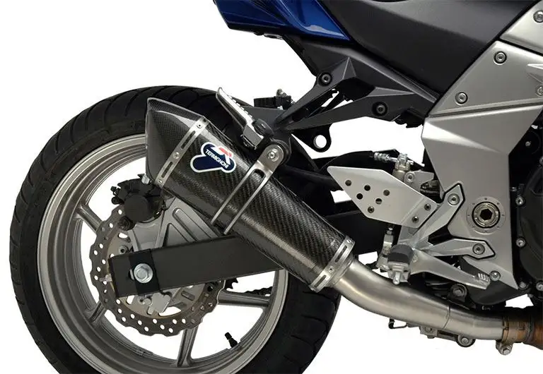 Terminale di scarico Termignoni omologato in carbonio per Kawasaki Z 750 07-11
