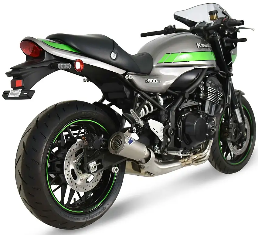 Terminale di scarico Termignoni non omologato in acciaio inox per Kawasaki Z 900 RS 18-20