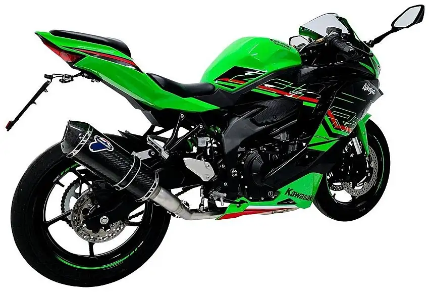 Terminale di scarico Termignoni non omologato in carbonio per Kawasaki ZX-4RR 24-25