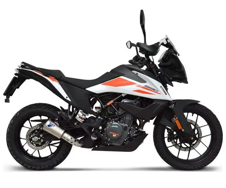 Terminale di scarico Termignoni non omologato in acciaio inox per KTM 390 Adventure 20-22