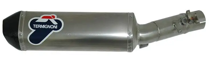Terminale di scarico Termignoni omologato in titanio con fondello in carbonio per Yamaha FZ1 Fazer 11-16