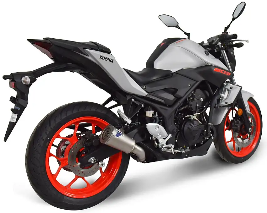 Terminale di scarico Termignoni non omologato in acciaio inox per Yamaha MT-03 16-20