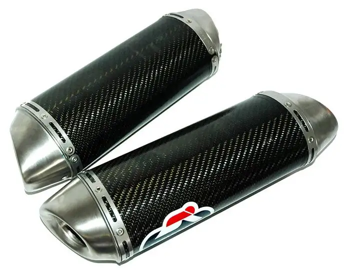 Terminali di scarico Termignoni omologati carbonio per Yamaha R1 09-11 (coppia)