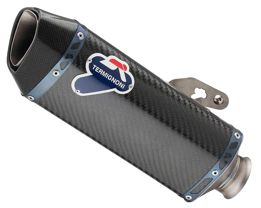 Terminale di scarico Termignoni omologato carbonio per Yamaha R1 15-16
