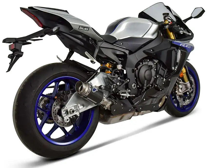 Terminale di scarico Termignoni non omologato in carbonio per Yamaha R1 M 15-24