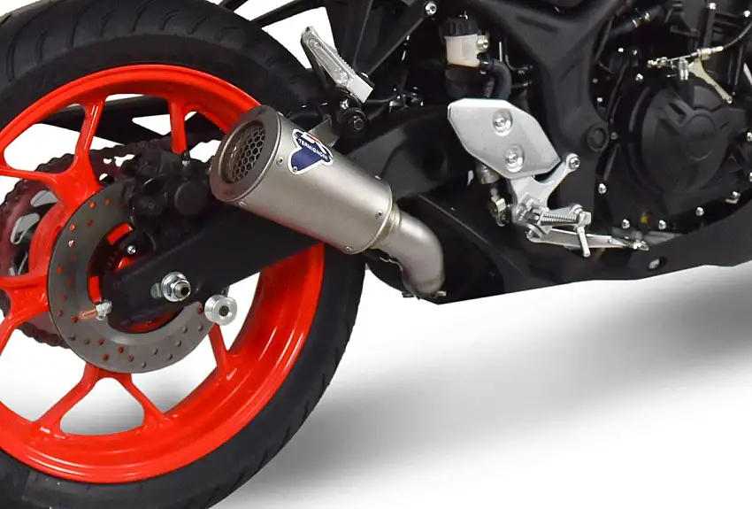 Terminale di scarico Termignoni non omologato in acciaio inox per Yamaha R3 15-20