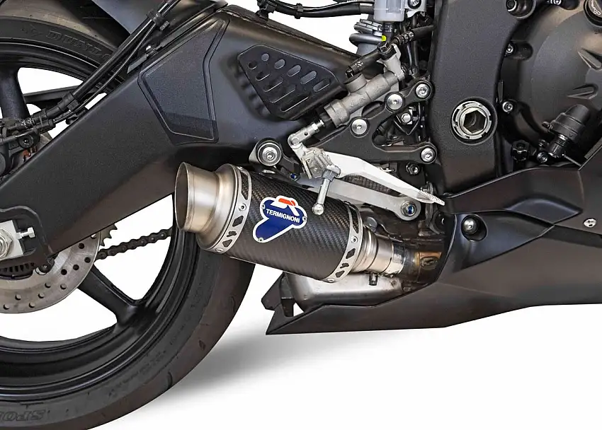 Terminale di scarico Termignoni non omologato in carbonio per Yamaha R6 06-24