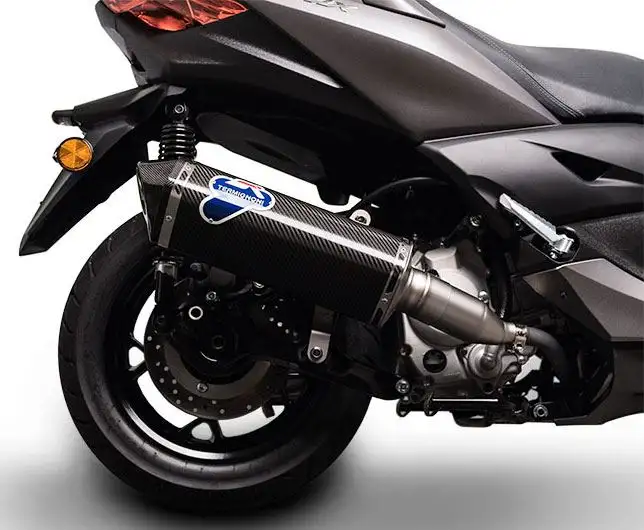 Terminale di scarico Termignoni omologato Euro 4 in carbonio per Yamaha X-Max 300 17-20