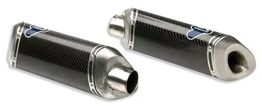 Terminali di scarico Termignoni non omologati in carbonio per Ducati 1098 06-09 (coppia)