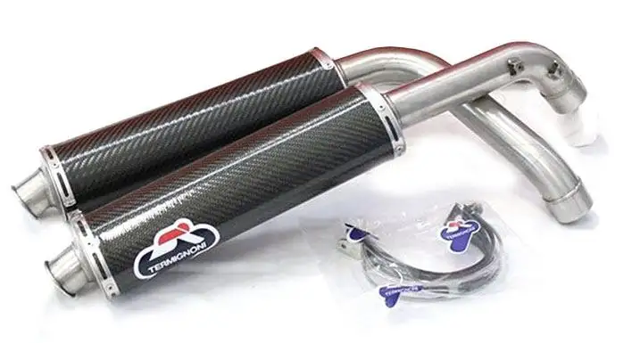 Terminali di scarico Termignoni non omologati in carbonio per Ducati 916 94-98 (coppia)