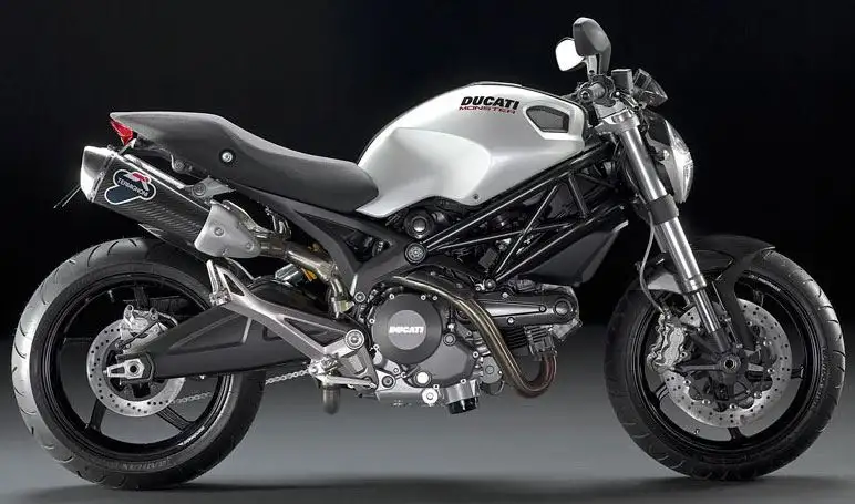 Terminali di scarico Termignoni non omologati in carbonio per Ducati Monster 1100 08-11 (coppia)