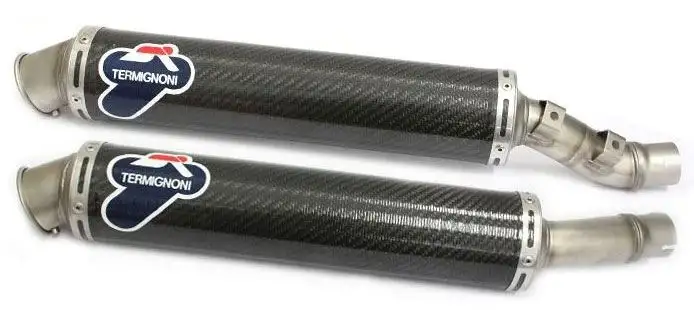 Terminali di scarico Termignoni omologati in carbonio per Ducati Monster S4RS 06-08 (coppia)