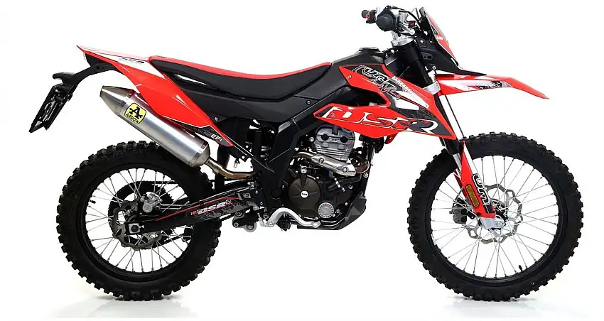 Terminale di scarico Arrow Thunder alluminio omologato per Aprilia SX 125 4T 18-20