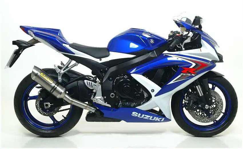 Terminale di scarico Arrow Thunder Approved alluminio omologato per Suzuki GSX-R 750 08-10