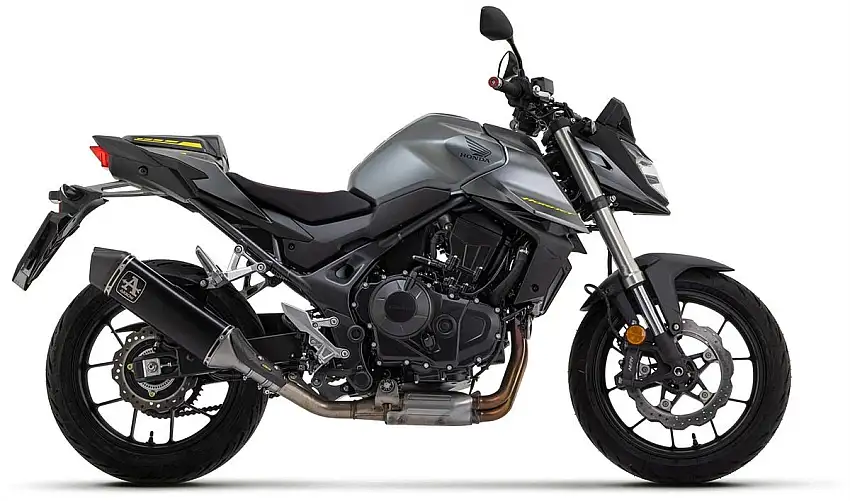 Terminale di scarico Arrow Veloce in alluminio Dark non omologato per Honda Hornet 750 23-24