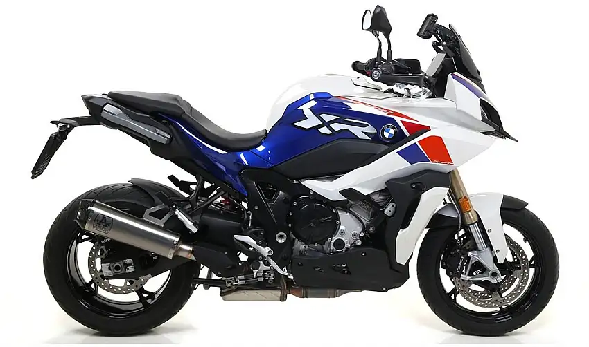 Terminale di scarico Arrow Works in titanio con fondello carby omologato per BMW S 1000 XR 20-23