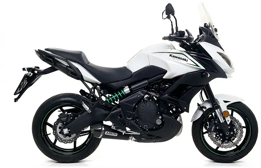 Terminale di scarico Arrow X-Kone Dark omologato per Kawasaki Z 650 17-20