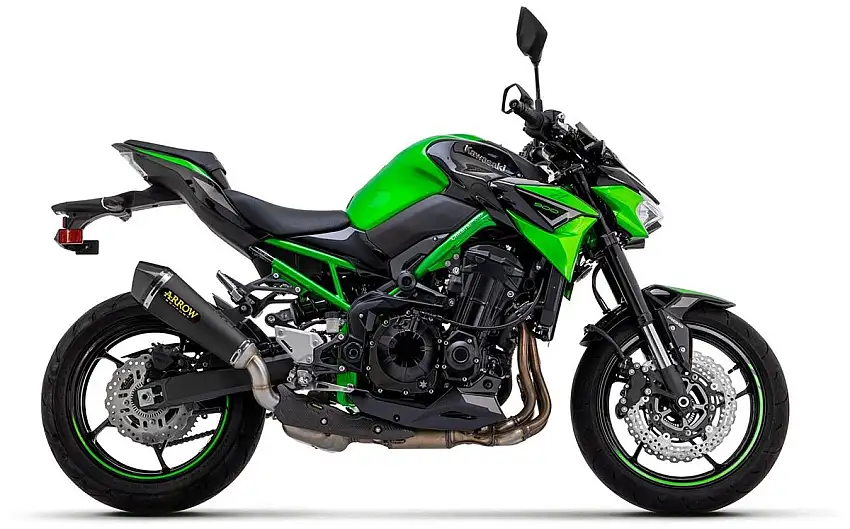 Terminale di scarico Arrow X-Kone Dark omologato per Kawasaki Z 900 17-19