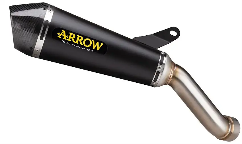 Terminale di scarico Arrow X-Kone Dark omologato per Kawasaki Z 900 20-24