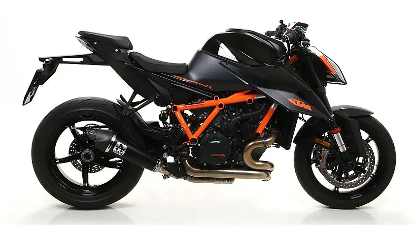 Terminale di scarico Arrow X-Kone Dark omologato per KTM 1290 Super Duke R 20-23
